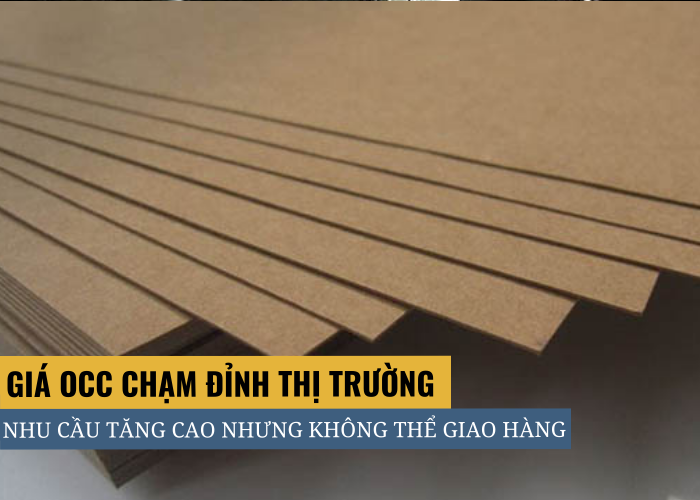 Tiêu thụ OCC tăng 10% trong tháng 8, cao nhất trong hơn hai năm trở lại đây