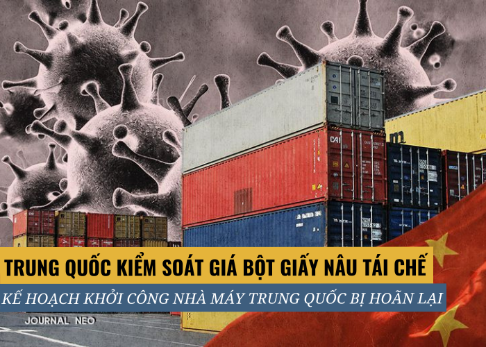 Trung Quốc kiểm soát giá bột giấy nâu tái chế RBP và kế hoạch khởi công nhà máy bị hoãn lại
