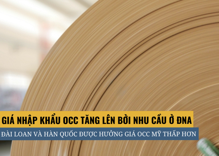 Giá nhập khẩu OCC tăng tại Đông Nam Á