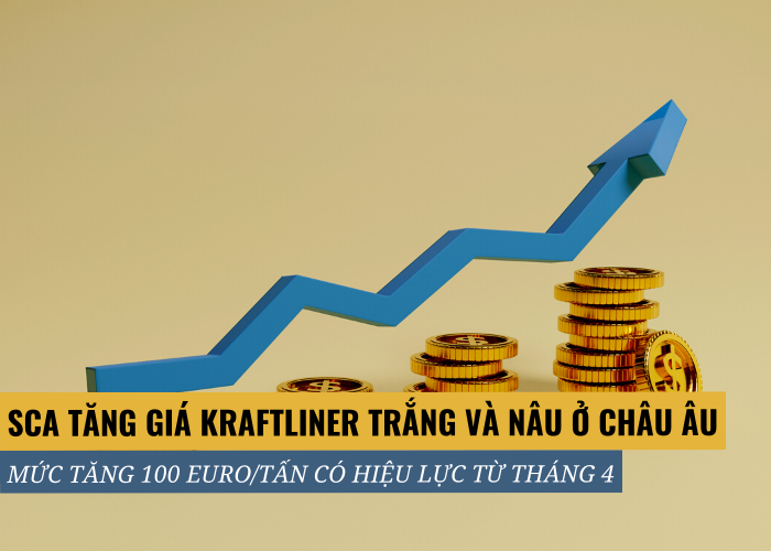 Kraftliner tăng thêm 100 euro/tấn tại thị trường Châu Âu
