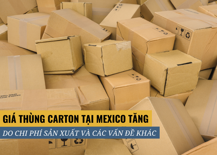 Giá thùng carton ở Mexico tăng trong tháng 4 do chi phí sản xuất cao