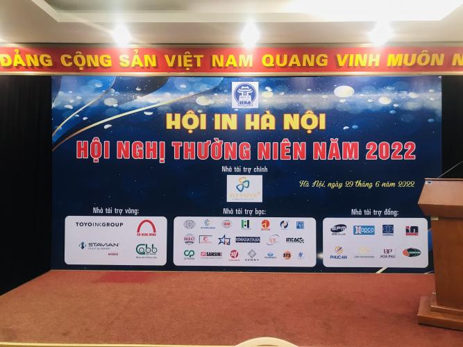 AVP PAPER tham gia hội nghị thường niên Hội in Hà Nội 2022