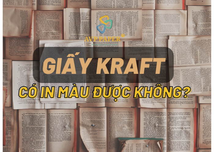 Giấy Kraft có in màu được không?
