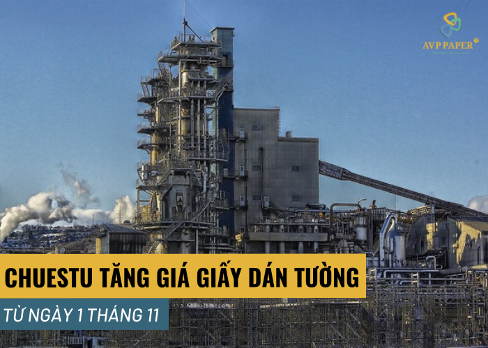 Chuetsu tăng giá giấy dán tường từ ngày 1 tháng 11