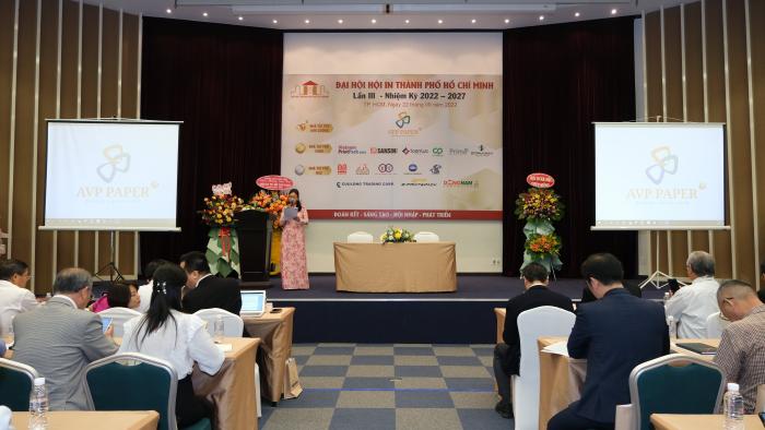 AVP PAPER TÀI TRỢ KIM CƯƠNG CHO HIỆP HỘI IN HỒ CHÍ MINH NHIỆM KỲ 2022-2027